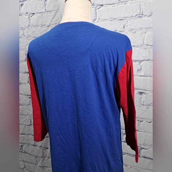 NWT Mitchell & Ness New England Patriots Franchise Player Henley Shirt NFL Large - Picture 12 of 15